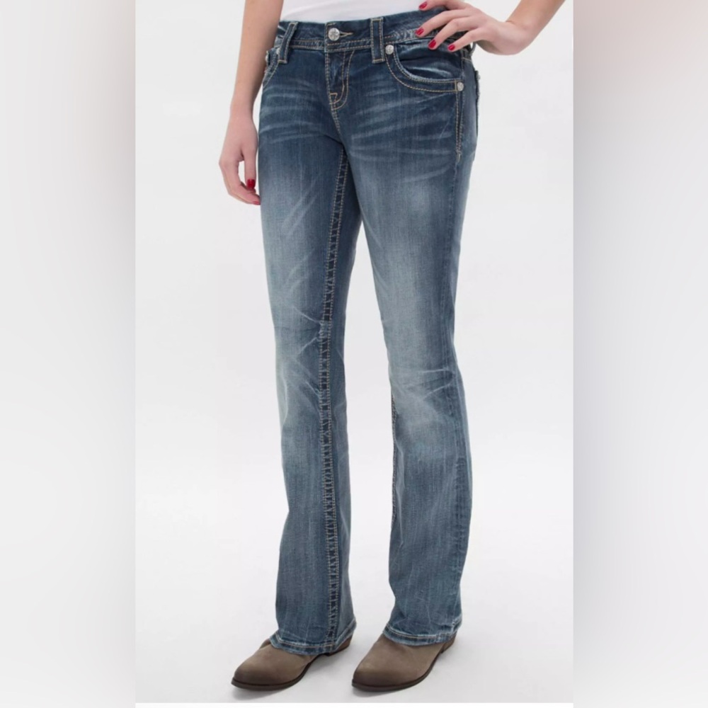 Miss Me Mid-Rise Easy Boot Jeans